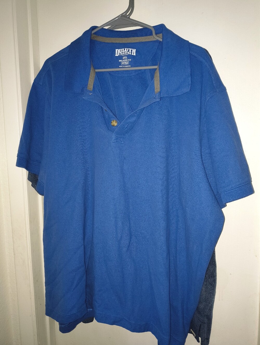Duluth Trading Co Men's Royal Blue Polo